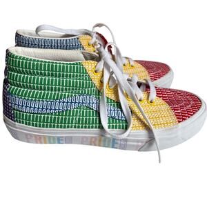 VANS SK8-Mid Pride Rainbow Women’s Size 8.5 Mens 7 LGBTQ+ Pride New